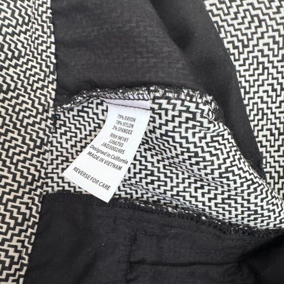 BEBOP | Tweed Pants | Black/White | Rayon Blend | Size 11 - Picture 14 of 16